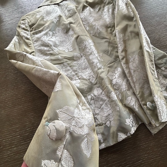 Escada Beige Floral Blazer - Picture 5 of 9